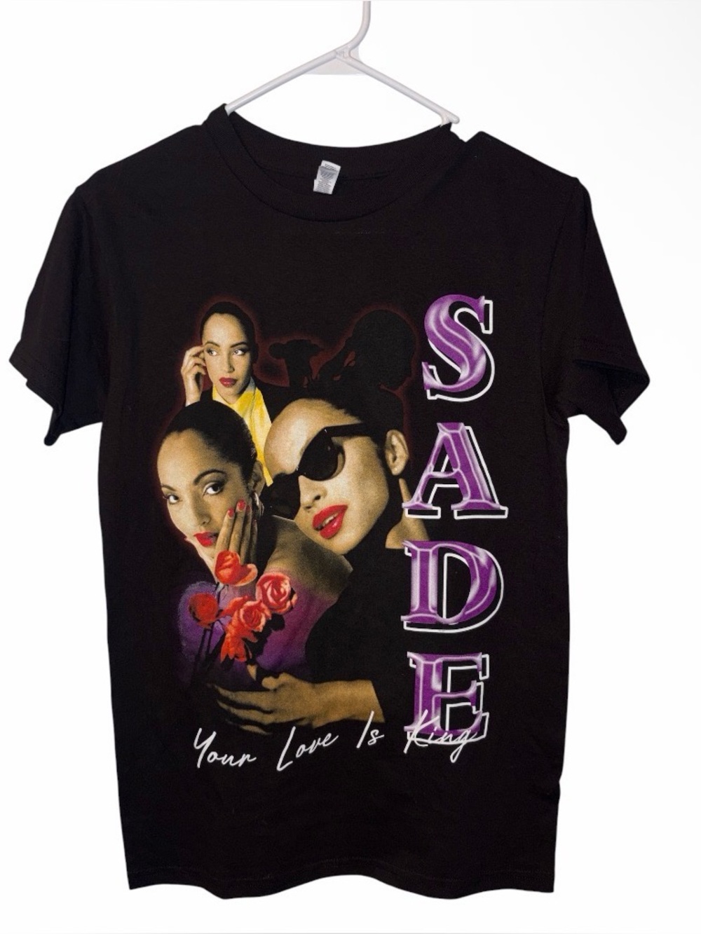 Sade Your Love is King Graphic T-Shirt Size Small New 90s Ordinary Love